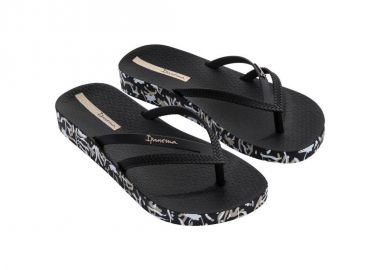 Ipanema Bossa Soft V Σαγιονάρες σε Μαύρο Χρώμα 82840-AG715 - Ipanema - 