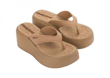 Ipanema shoes women's flipflops Solaris platform beige - Ipanema - 