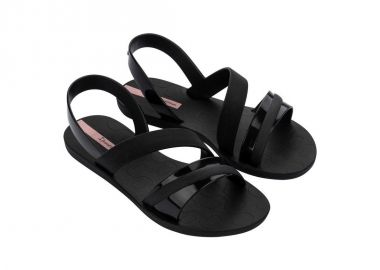 Ipanema Vibrant women's sandals shoes fashionable and comfortable black - Ipanema - 