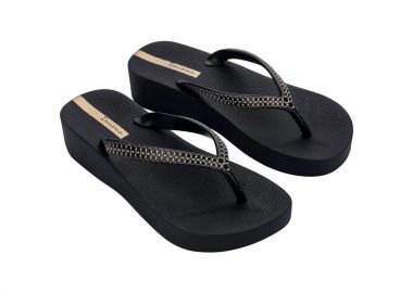 Ipanema women's flipflops shoes Mesh XI Plat Fem platform black - Ipanema - 