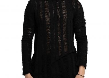 ISSI Ανδρικό Μαύρο Raw-Trim Jumper - ISSI - 