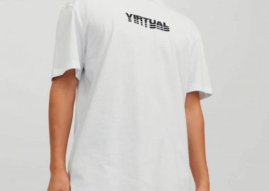 JACK & JONES ανδρικό T-shirt με graphic print και lettering 