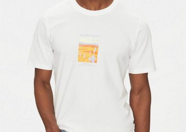 JACK & JONES ανδρικό T-shirt με λογότυπο - 12273000 Λευκό - JACK & JONES - 