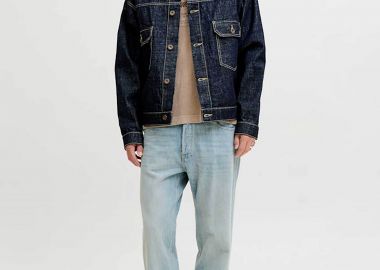 JACK & JONES ανδρικό τζιν παντελόνι πεντάτσεπο Relaxed Fit - 12289568 Denim Blue Ανοιχτό - JACK & JONES - 