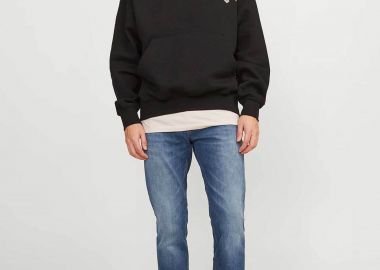 JACK & JONES ανδρικό τζην παντελόνι πεντάτσεπο Slim Fit 