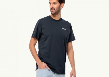 JACK WOLFSKIN ESSENTIAL T-SHIRT ΜΠΛΕ - JACK WOLFSKIN - 
