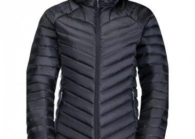 Jack Wolfskin Κοντό Γυναικείο Puffer Μπουφάν για Χειμώνα Γκρι 1207101-1388 - Jack Wolfskin - 