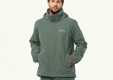 JACK WOLFSKIN STORMY POINT 2L RAIN JACKET ΠΡΑΣΙΝΟ - JACK WOLFSKIN - 