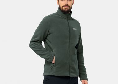JACK WOLFSKIN WINTERSTEIN FULL-ZIP FLEECE JACKET ΧΑΚΙ - JACK WOLFSKIN - 