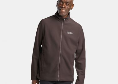 JACK WOLFSKIN WINTERSTEIN FULL-ZIP FLEECE JACKET ΓΚΡΙ - JACK WOLFSKIN - 