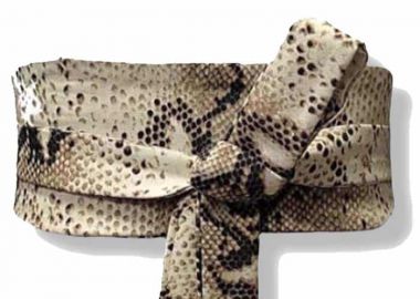 japanese υφασμάτινη ζώνη Obi snakeskin - PerfectDress.gr - 