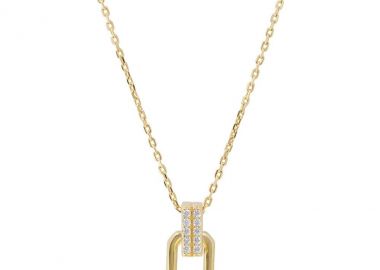 JCOU Κολιέ από ασήμι 925 Gold JW908G1-01 - Jcou Jewellery - 