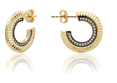 JCOU Σκουλαρίκια από ασήμι 925 Gold JW903G4-01 - Jcou Jewellery - 