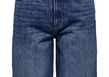 Jean βερμούδα σε denim blue χρώμα -  - 