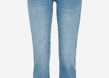 Jean καμπάνα με 3 κουμπιά σε denim light blue χρώμα -  - 