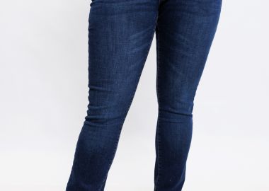 Jean παντελόνι με 3 κουμπιά σε dark blue denim χρώμα -  - 