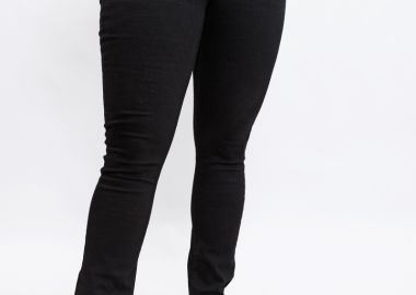 Jean παντελόνι με 3 κουμπιά σε denim black χρώμα -  - 