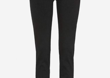 Jean παντελόνι με λάστιχο στην μπάσκα σε denim black χρώμα -  - 