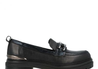 JEEP Whitley Moc Chain Loafer 36-41 - ΜΑΥΡΟ - Jeep - 