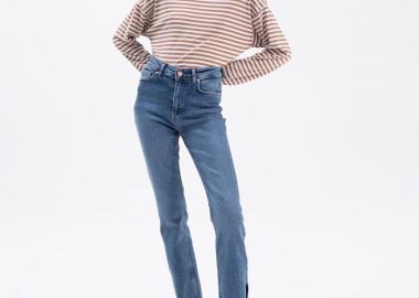 Jees denim γυναικείο παντελόνι - SOU - 