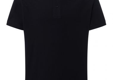 JHK PORA-210 Ανδρικό Polo Πικέ Κοντομάνικο Μαύρο Μαύρο - Jhk - 