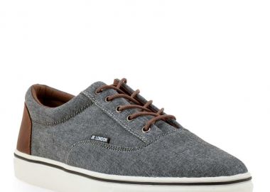 JK LONDON Ανδρικά παπούτσια Sneakers 18603 Γκρί I57006031555 - JK LONDON - 