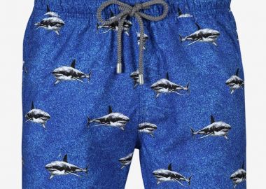 John Frank Sharks Ανδρικό Μαγιό Σορτς Εμπριμέ Εμπριμέ - John Frank - 