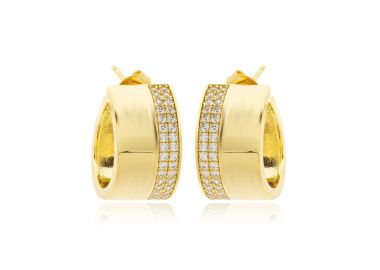 JOOLS ATELIER Σκουλαρίκια από Ασήμι 925 Gold JSE3304.1 - Jools Atelier - 