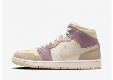 Jordan 1 Mid Light Orewood Brown Taupe Grey Women's HV2370100 MBS - Jordan - 