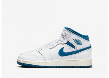 Jordan 1 Mid SE Industrial Blue GS FN7432141 MBS - Jordan - 