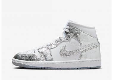 Jordan 1 Mid SE Metallic Silver Women's FN5031100 MBS - Jordan - 