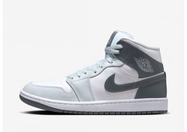 Jordan 1 Mid White Smoke Grey Women's BQ6472113 MBS - Jordan - 
