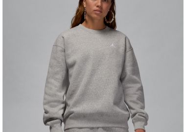 Jordan Brooklyn Fleece Women's CrewNeck Sweatshirt Dark Grey HeatherWhite FV7074063 MBS - Jordan - 