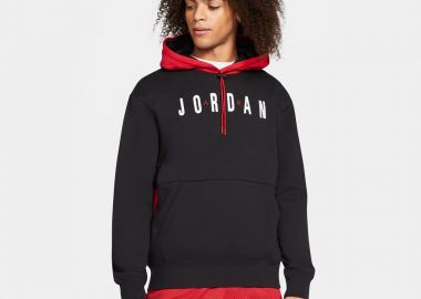 JORDAN JUMPMAN AIR FLEECE PULLOVER HOODIE ΜΑΥΡΟ - JORDAN - 
