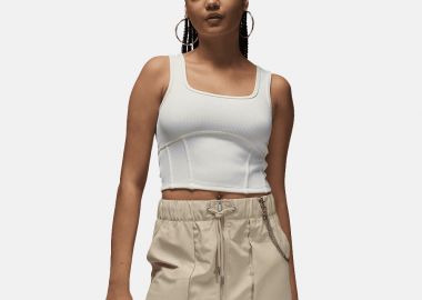 Jordan Lifestyle Γυναικείο Cropped Αμάνικο T-Shirt (9000209344_28917) - JORDAN - 