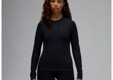 Jordan Sport Women's LongSleeve Bodycon Top Black FV6930010 MBS - Jordan - 