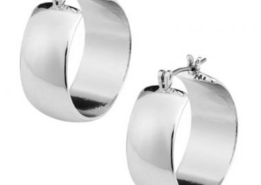 Jt Ατσάλινα σκουλαρίκια κρίκοι πολύ παχιοί 3cm - JT - 