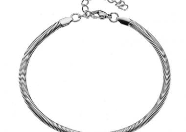 Jt Ατσάλινη αλυσίδα ποδιού φίδι 4mm - JT - 