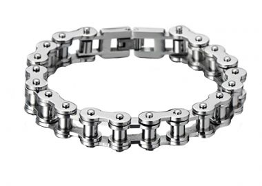 JT Ατσάλινο ανδρικό βραχιόλι αλυσίδα μηχανής - JT - 