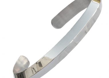 Jt Ατσάλινο βραχιόλι χειροπέδα ανοιχτό - JT - 