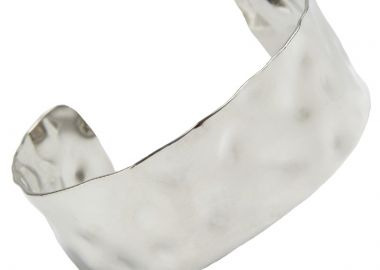 Jt Ατσάλινο βραχιόλι χειροπέδα σφυρήλατο φαρδύ ανοιχτό - JT - 