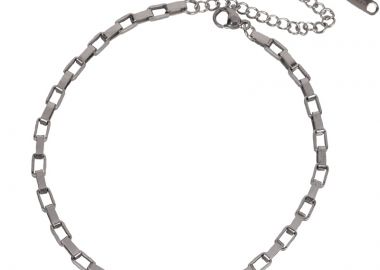 Jt Ατσάλινο βραχιόλι ποδιού αλυσίδα box chain - JT - 