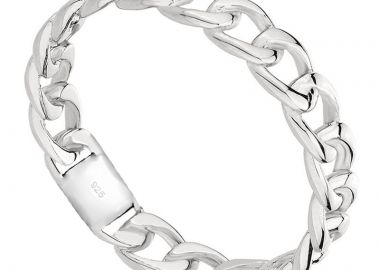 JT Χειροποίητο ασημένιο δαχτυλίδι αλυσίδα - JT - 