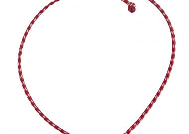 Jt Χειροποίητο βραχιόλι μαρτάκι ματάκι επάργυρος ορείχαλκος - JT - 