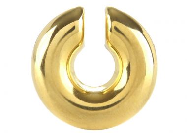 Jt Εντυπωσιακό ατσάλινο chunky ear cuff σκουλαρίκι Χρυσό - JT - 