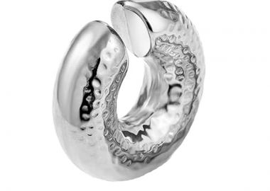 Jt Εντυπωσιακό chunky ear cuff σκουλαρίκι σφυρίλατο ατσάλι - JT - 