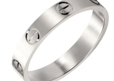 Jt Unisex ατσάλινο δαχτυλίδι βίδα Ασημί - JT - 