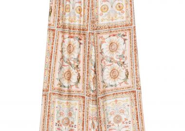 Just Cavalli γυναικεία παντελόνα με εμπριμέ σχέδιο - 80PAA120NS779 Μπεζ - JUST CAVALLI - 