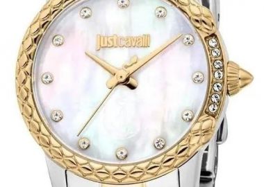 JUST CAVALLI Snake - JC1L310M0095, Gold case with Stainless Steel Bracelet - Just Cavalli - 
