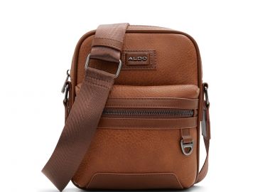 Καφέ ανδρική χιαστί τσάντα WEIZER - ALDO - 